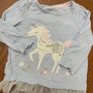 Gymboree unicorn top size 12-18m